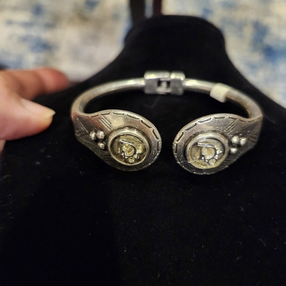 Upcycled Jewelry - Chic Silver and Gold Women's Bracelet